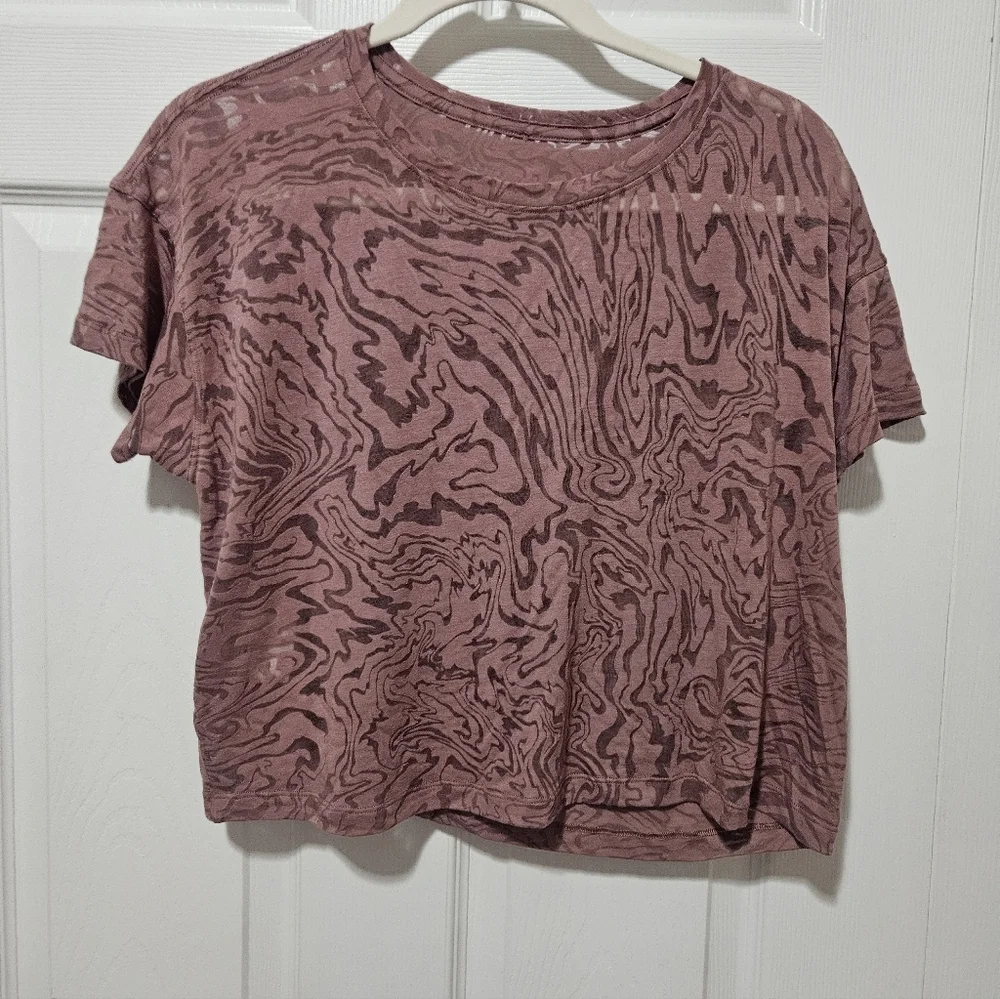 Lululemon Cates Tee Veil Spiced Chai